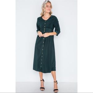 Corduroy Button Down Dress